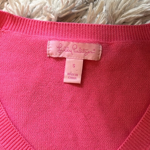 Lilly Pulitzer argyle sweater - Picture 3 of 5